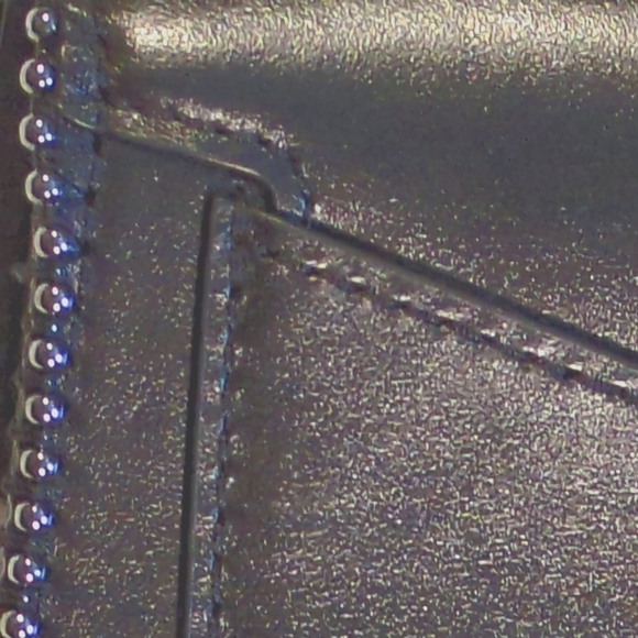 The Kooples Emily Nano Chain Studded Leather Shoulder Bag - Picture 13 of 16